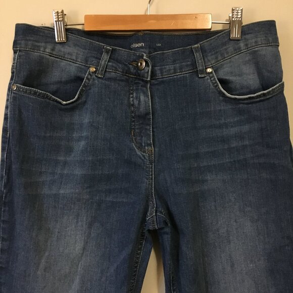 Olsen Lisa Blue Denim Jeans - Picture 4 of 16